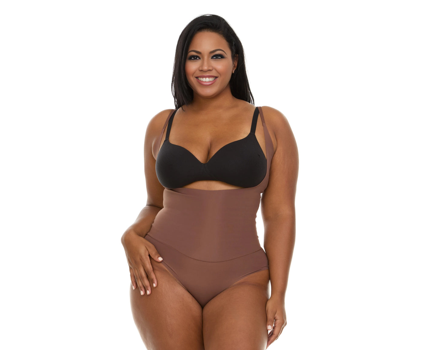 Open-Bust Thong Bodysuit (Wear Your Own Bra)