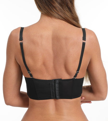 Sexy Push-Up Bra - Buckle Rhinestone Straps