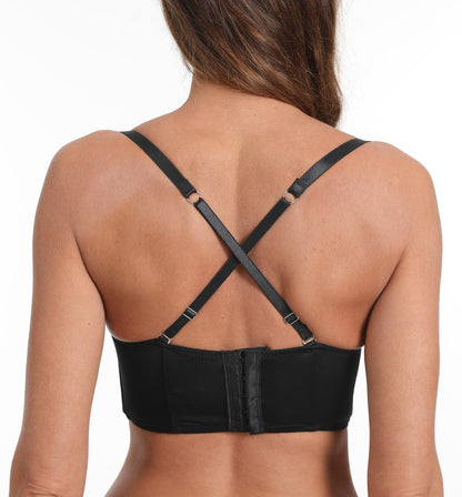 Sexy Push-Up Bra - Buckle Rhinestone Straps