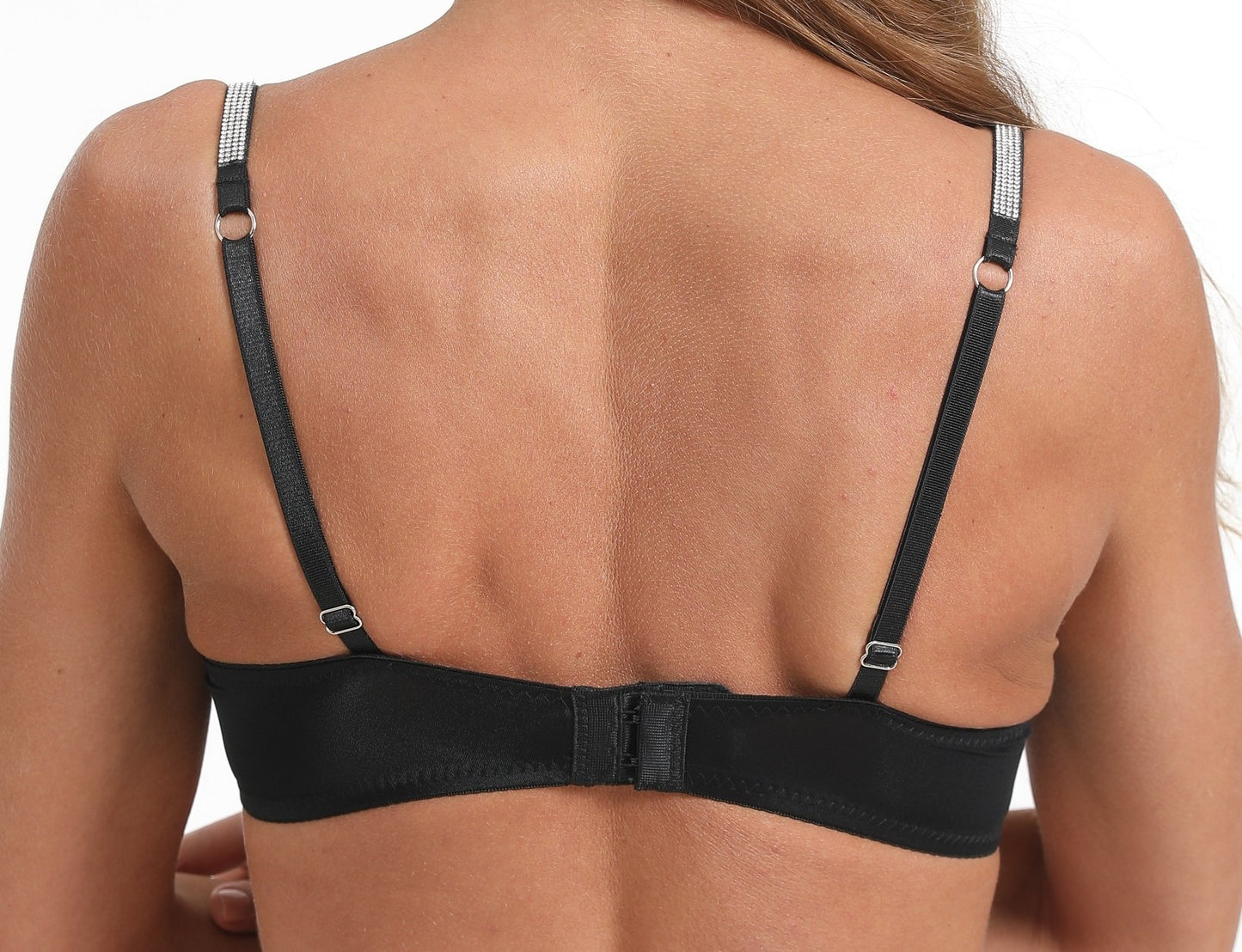 Sexy Push-Up Bra - Sparkle Rhinestone Straps