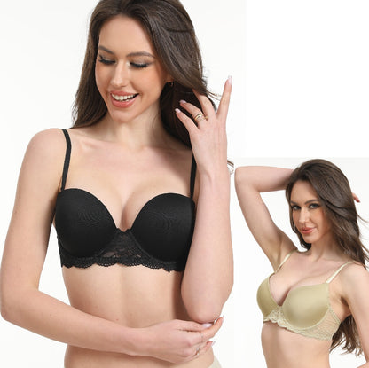 2 Pack Deep Plunge Balconette & Demi Bras - Group 4