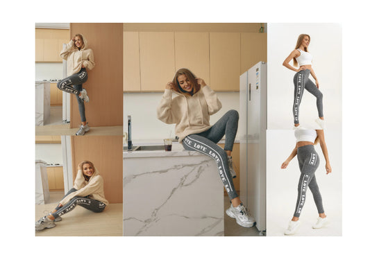 High Waisted Leggings (4 Pack)