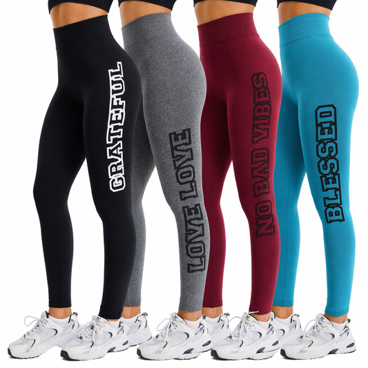 High Waisted Leggings(4 Pack)