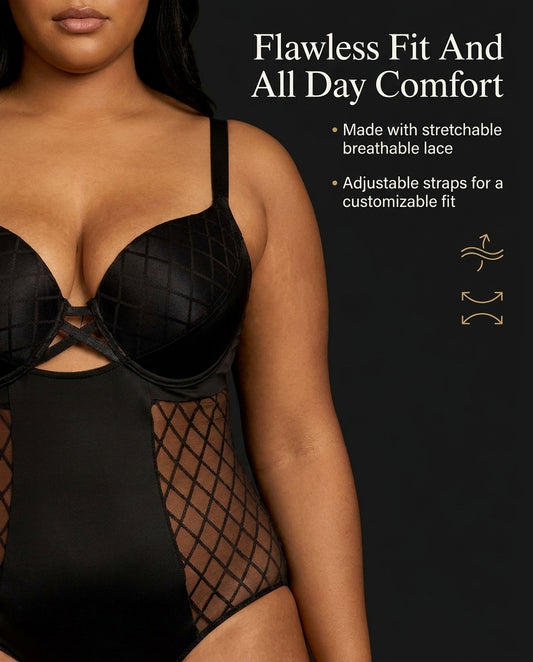 Just One Plus Size Bodysuit for Women