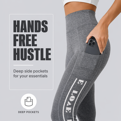 High Waisted Leggings (4 Pack)