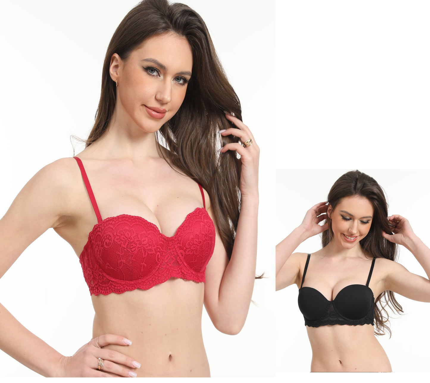 2 Pack  Balconette - Convertible Bras- Group 8